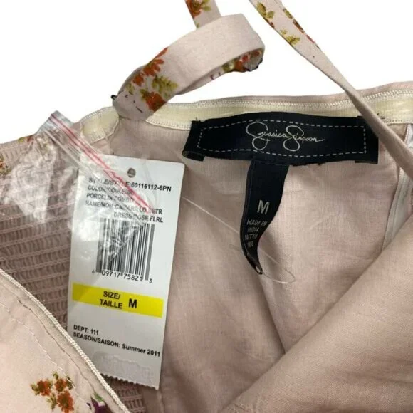 NWT JESSICA SIMPSON Camarillo Bustier Floral Fit & Flare Mini Dress Sz Medium - Picture 4 of 4